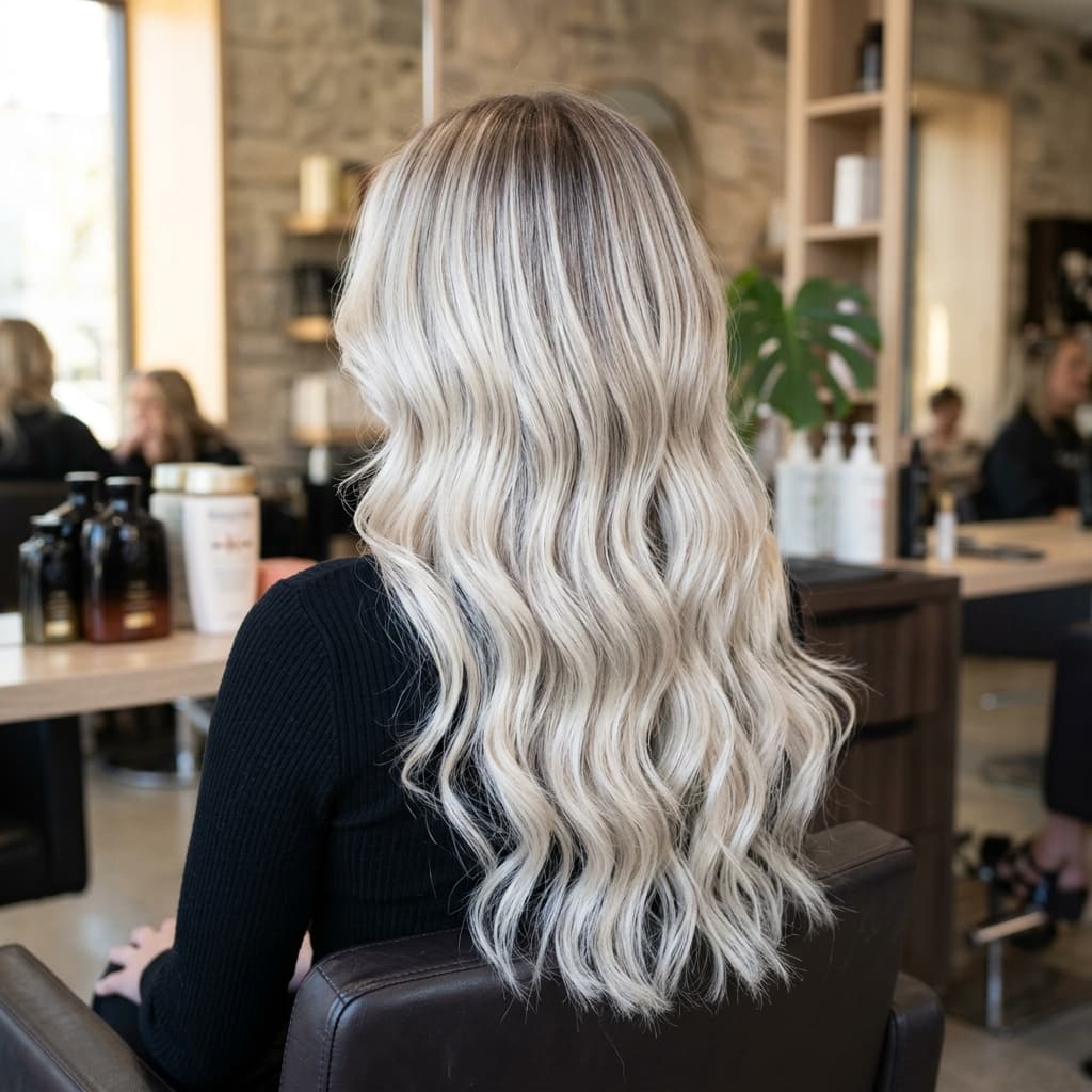 After hair color