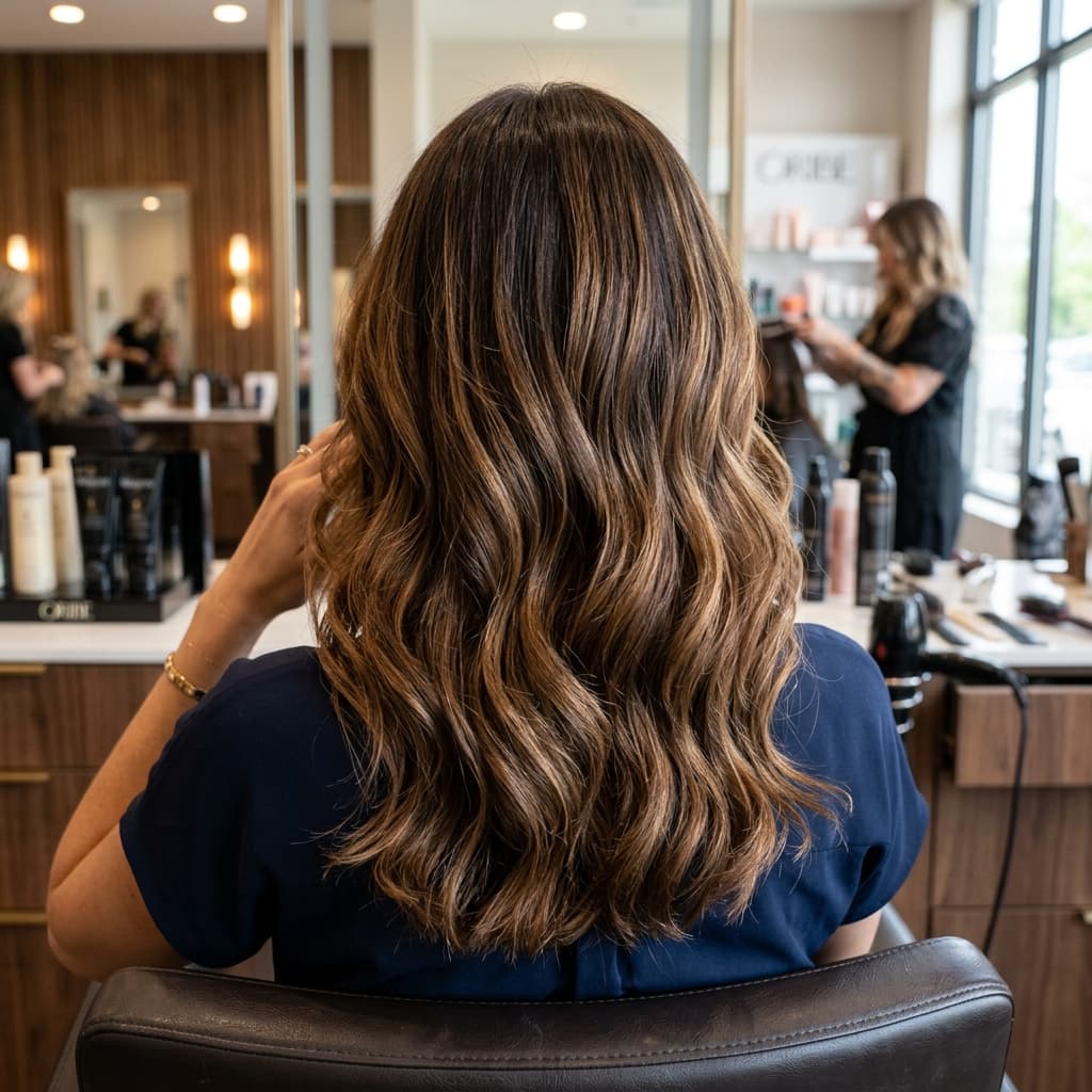After hair color